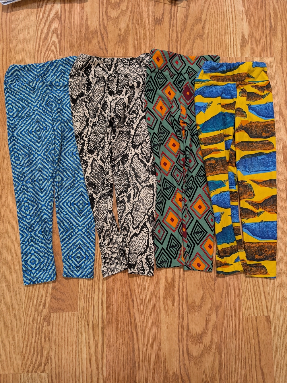 Girls Bundle LuLaRoe Patterned Leggings S/M